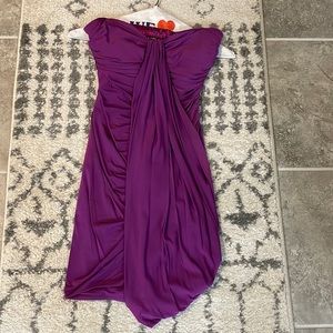 ✨Like New✨Bebe silk mini party dress 💜